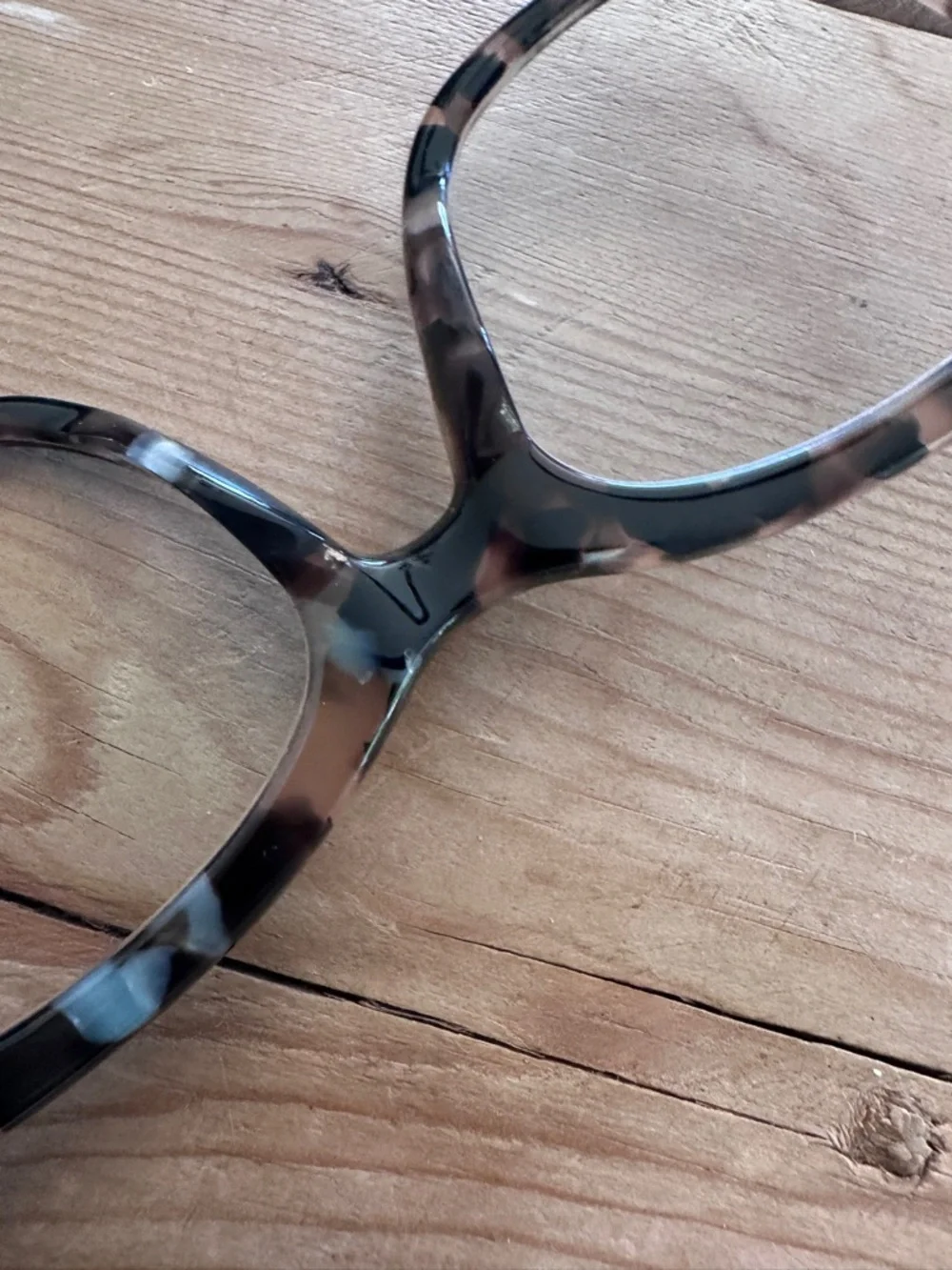 Warby Parker Tatum Smoky Pearl Tortoise Gray Cat-Eye Glasses Frames